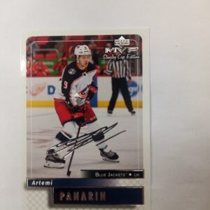 2019-20 mvp stanley cup edition Artemi Panarin sign