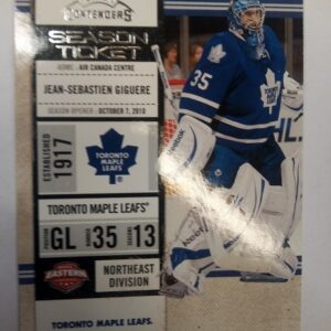 2010-2011 Panini Contenders Season Ticket Jean-Sebastien Giguere