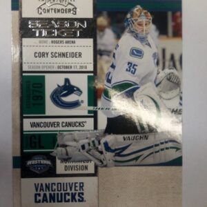 2010-2011 Panini Contenders Season Ticket Cory Schneider
