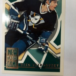 1995-96 topps new to the game Oleg Tverdovsky