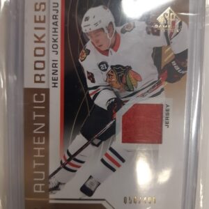 2018-19 SP Game Used Henri Jokiharju Authentic Rookies jersey /499