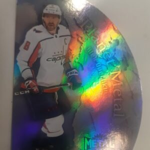 2021-22 SkyBox Metal Universe Planet Metal Alex Ovechkin diecut