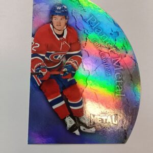 2021-22 NHL metal universe sky box planet metal Cole Caufield