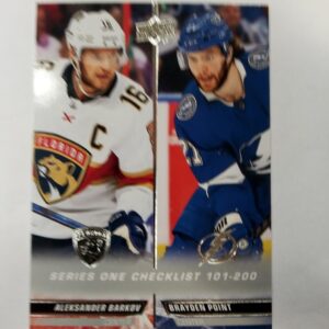 2022-23 UD series 1 checklist 101-200 Aleksander Barkov, Brayden point