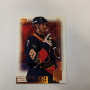 1999 UD Wayne Gretzky great memories and moments