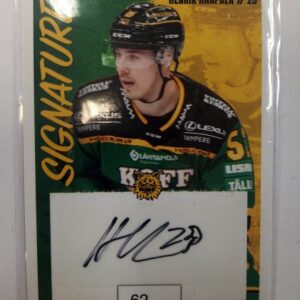 2022-2023 Cardset SM-Liiga Signature Henrik Haapala /100