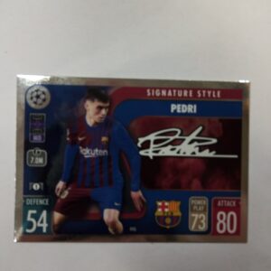 topss Match attax sign style Pedri