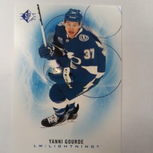 2020-21 UD sp hockey blue Yanni Gourde