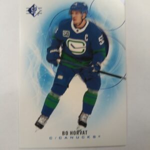 2020-21 UD sp hockey blue Bo Horvat