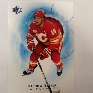 2020-21 UD sp hockey blue Matthew Tkachuk