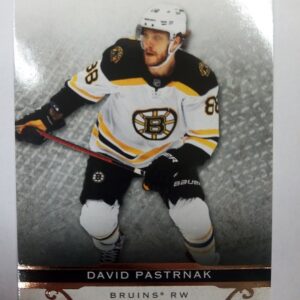2021-2022 Upper Deck Artifacts Black David Pastrnak