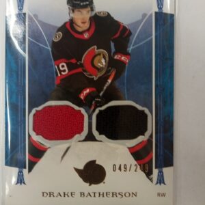 2022-23 UD artifacts Drake Batherson jersey