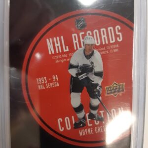2021-22 Upper Deck Extended Series NHL Records Wayne Gretzky Collection 1993-94 Season