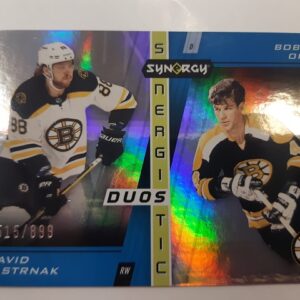 2021-22 Synergy Synergitic Duos David Pastrnak/Bobby Orr /899