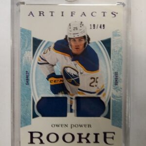 2022-23 artifacts Rookie Owen power jersey x/49