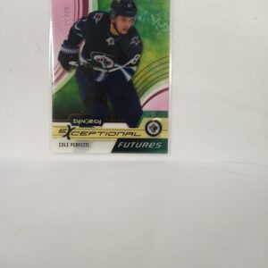 2021-22 UD Synergy Exceptional Cole Perfetti x/25