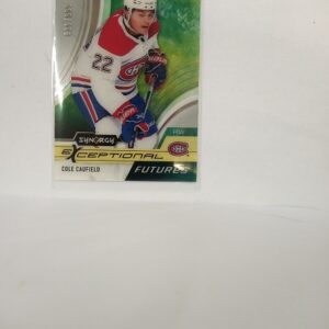 2021-22 UD Synergy Exceptional Cole Caufield