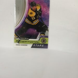 2021-22 UD Synergy Exceptional Patrice Bergeron