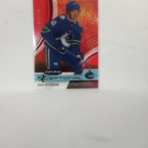 2021-22 UD Synergy Exceptional Elias Pettersson