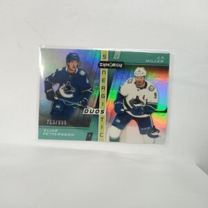 2021-22 UD Synergistic duos Elias Pettersson/ J.T. Miller