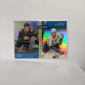 2021-22 UD Synergistic duos Troy Terry -Teemu Selänne