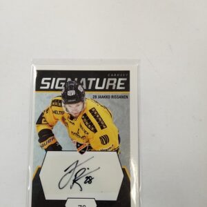 2021-2022 SM-Liiga Signature Jaakko Rissanen