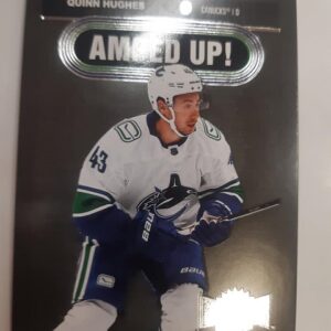 2021-22 SkyBox Metal Universe Amped Up! Quinn Hughes