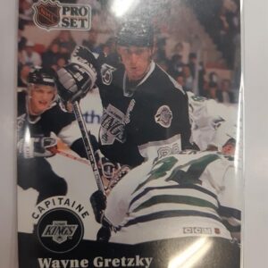 1991-92 Pro Set Wayne Gretzky Capitaine Kings de Los Angeles (french)