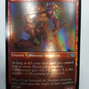 Sardian Cliffstomper - The Brothers' War: Promos (Foil)