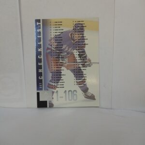1997 UD series Checklist 1-106 Wayne Gretzky