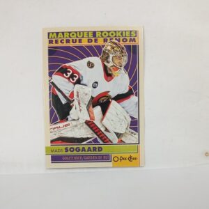 2022-23 O-Pee-Chee Marquee Rookies Mads Sogaard