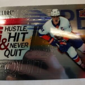 2021-22 Upper Deck Allure Hustle Hit & Never Quit Anders Lee