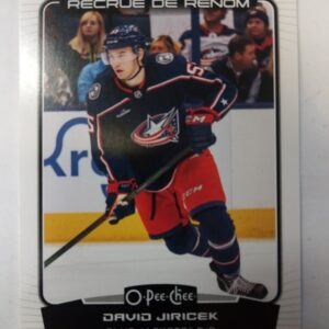 2022-23 OPC marquee rookie recruen de renom David Jiricek