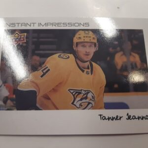 2022-23 Upper Deck Instant Impressions Tanner Jeannot