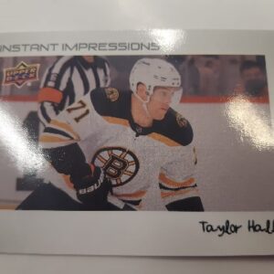 2022-23 Upper Deck Instant Impressions Taylor Hall