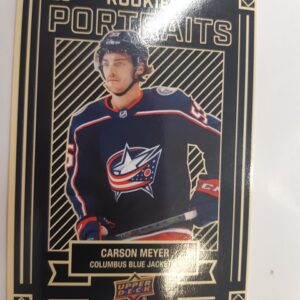 2022-23 Upper Deck Rookies Portraits Carson Meyer