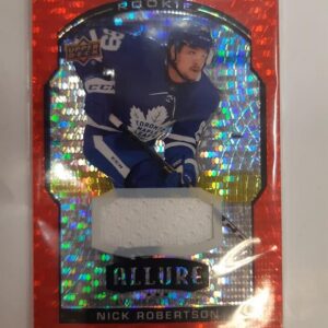2020-21 Upper Deck Allure Rookie Jersey Nick Robertson