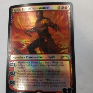 Koth, Fire of Resistance Store Championship Promos