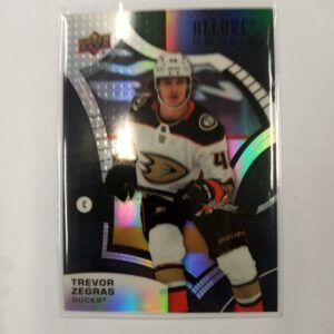 2021-22 Upper Deck Allure black Rainbow Rookie Trevor Zegras