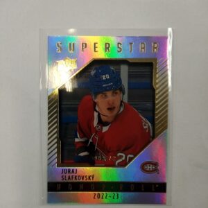 2022-23 UD series 2 superstar honnor roll Juraj Slafkovsky x/250