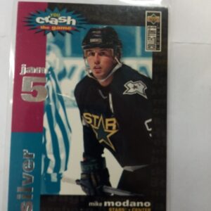 1995-96 UD Mike Modano you crash the game Silver jan 5
