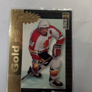 1995-96 UD Theoren Fleury you crash the game Gold