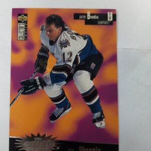 1995-96 UD Peter Bondra you crash the game Silver