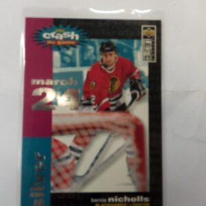 1995-96 UD Bernie Nicholls you crash the game march 24