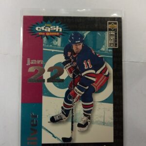 1995-96 UD Mark Messier you crash the game silver jan 22