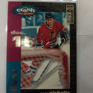 1995-96 UD Bernie Nicholls You Crash The Game Silver Dec 15