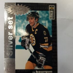 1995-96 UD Ray Bourque you crash the game silver set