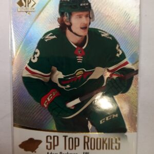 2021-2022 Upper Deck SP Authentic Top Rookies Adam Beckman