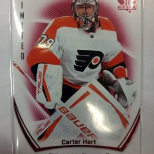 2021-2022 Upper Deck SP Authentic Limited Carter Hart