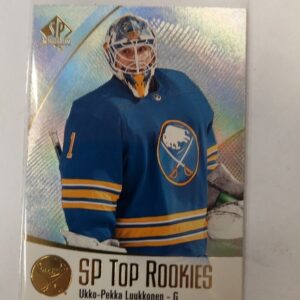 2021-2022 Upper Deck SP Authentic top rookies Ukko-Pekka Luukkonen